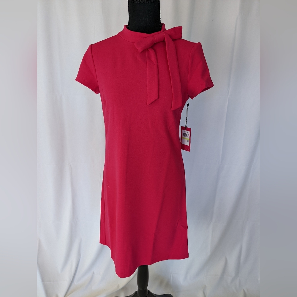Vince Camuto Bow Neck Dress